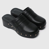 Terra Platform Mules (Black)