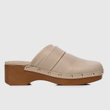 Terra Platform Mules (Tan)