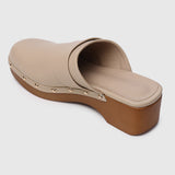 Terra Platform Mules (Tan)