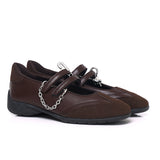 Maven Mary Jane Sneakers (Brown)