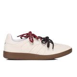 Velvia Round Toe Sneakers (Beige)