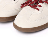 Velvia Round Toe Sneakers (Beige)