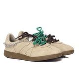 Velvia Round Toe Sneakers (Camel)
