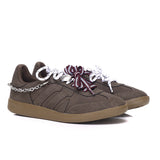 Velvia Round Toe Sneakers (Espresso)