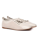 Lelli Two-Tone Ballet Sneakers (Almond)
