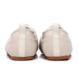 Lelli Two-Tone Ballet Sneakers (Almond)