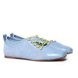 Lelli Two-Tone Ballet Sneakers (Light Blue)