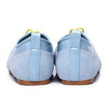 Lelli Two-Tone Ballet Sneakers (Light Blue)
