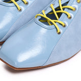 Lelli Two-Tone Ballet Sneakers (Light Blue)
