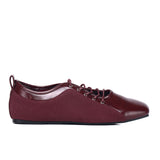 Lelli Two-Tone Ballet Sneakers (Maroon)