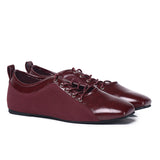 Lelli Two-Tone Ballet Sneakers (Maroon)