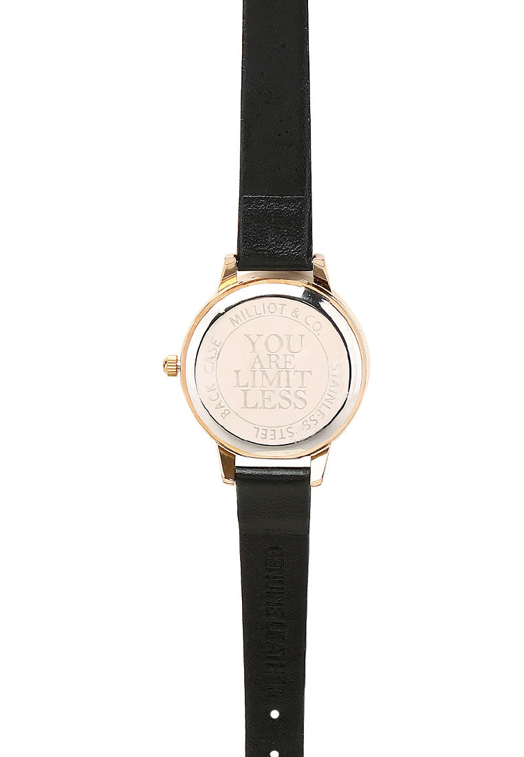 [WAO Charity] Be Your Own Muse Analog Watches (Black)