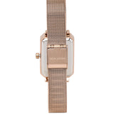 Zara Rose Gold Mesh Analogue Watch (Salmon)