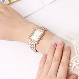 Sophia Rose Gold Metal Analogue Watch  (Salmon)