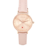 Be My Love  Rose Gold Leather Analogue Watch  (Pink)