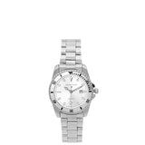 Victoria Silver Stainless Steel Strap Watch V2 (Silver)