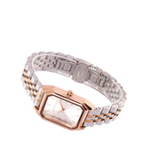Norene Stainless Steel Strap Analog Watch (Silver/Rose Gold)