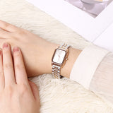 Norene Stainless Steel Strap Analog Watch (Silver/Rose Gold)