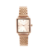 Ollie Stainless Steel Strap Analog Watch (Rose Gold)