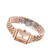 Ollie Stainless Steel Strap Analog Watch (Rose Gold)