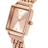 Ollie Stainless Steel Strap Analog Watch (Rose Gold)