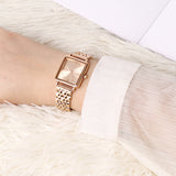 Ollie Stainless Steel Strap Analog Watch (Rose Gold)