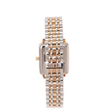Ollie Stainless Steel Strap Analog Watch (Silver/Rose Gold)