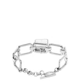 Scarlett Stainless Steel Chain Bracelet Watch (Silver)