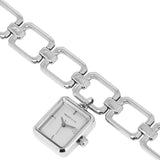 Scarlett Stainless Steel Chain Bracelet Watch (Silver)