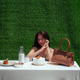 Jordyn Top Handle Bag (Brown)