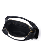 Naomi Curved Top Handle Bag (Black)