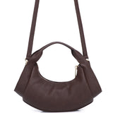 Naomi Curved Top Handle Bag (Coffee)