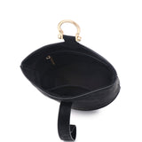 Nellie Petite Top Handle Bucket Bag (Black)