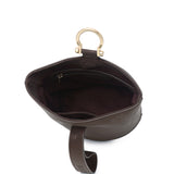 Nellie Petite Top Handle Bucket Bag (Espresso)