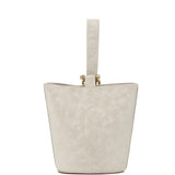 Nellie Petite Top Handle Bucket Bag (Khaki)
