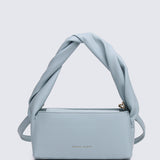 Nuri Twist Top Handle Handbag (Sky Blue)