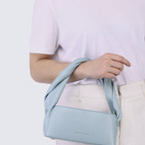 Nuri Twist Top Handle Handbag (Sky Blue)