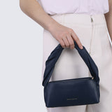 Nuri Twist Top Handle Handbag (Midnight Blue)