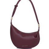 Nadia Knotted Shoulder Bag (Maroon)