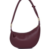 Nadia Knotted Shoulder Bag (Maroon)