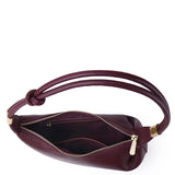 Nadia Knotted Shoulder Bag (Maroon)