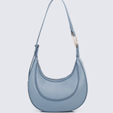 Nabilah Two-ways Hobo Shoulder (Steel Blue)