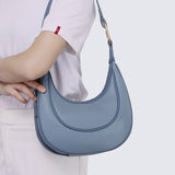 Nabilah Two-ways Hobo Shoulder (Steel Blue)