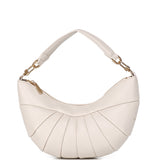 Nyra Pleated Shoulder Bag (Cornsilk)