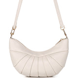Nyra Pleated Shoulder Bag (Cornsilk)