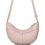 Nyra Pleated Shoulder Bag (Nude Pink)