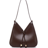 Norna Drawstring Shoulder Bag (Espresso)