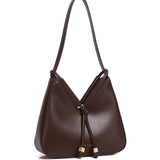 Norna Drawstring Shoulder Bag (Espresso)