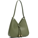 Norna Drawstring Shoulder Bag (Olive)