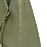 Norna Drawstring Shoulder Bag (Olive)